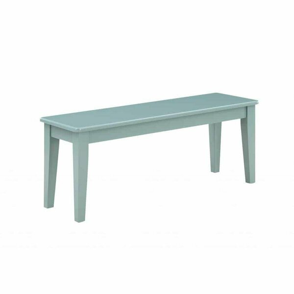 Boraam 44 x 18 x 15 in. Colorado Dining Bench, Blue 36736